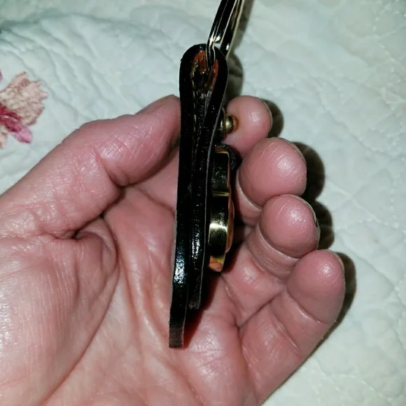 Rare Nubuck Dooney & Bourke vtg key ring - Picture 6 of 8